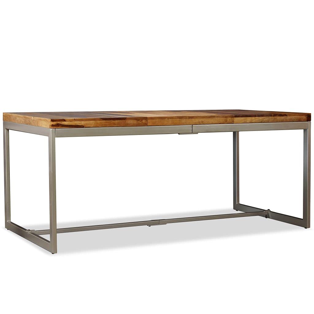 Wood Rectangular Dining Table Q742734