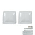 14" x 14" White Roof Vent Cover 2Pc P831897