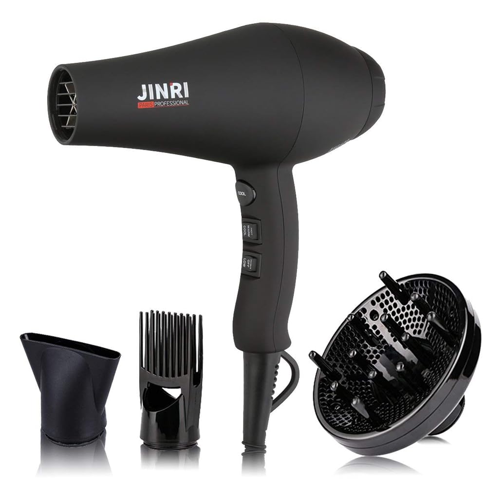 1875W Ionic Hair Dryer with Diffuser and Concentrator H700