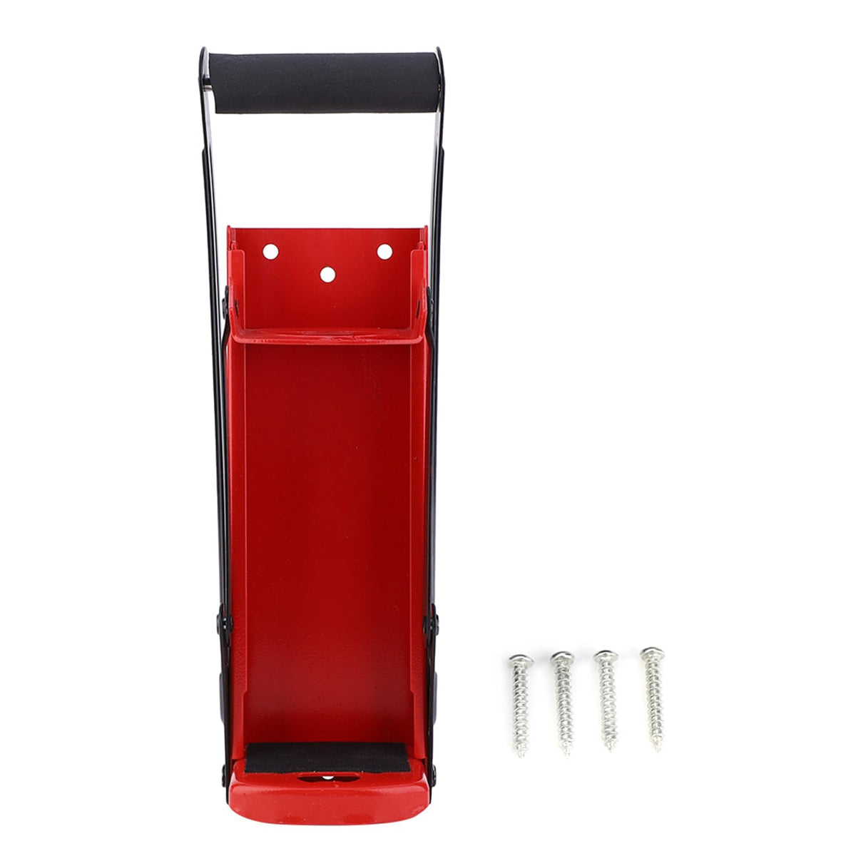 Steel Can Crusher 500ML Red with Rubber Handle I46316