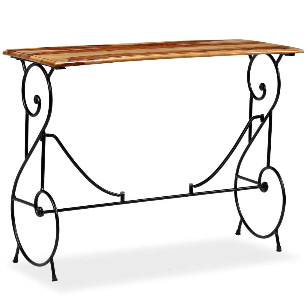 Solid Sheesham Wood Table 39.4"x15.7"x29.5" O724