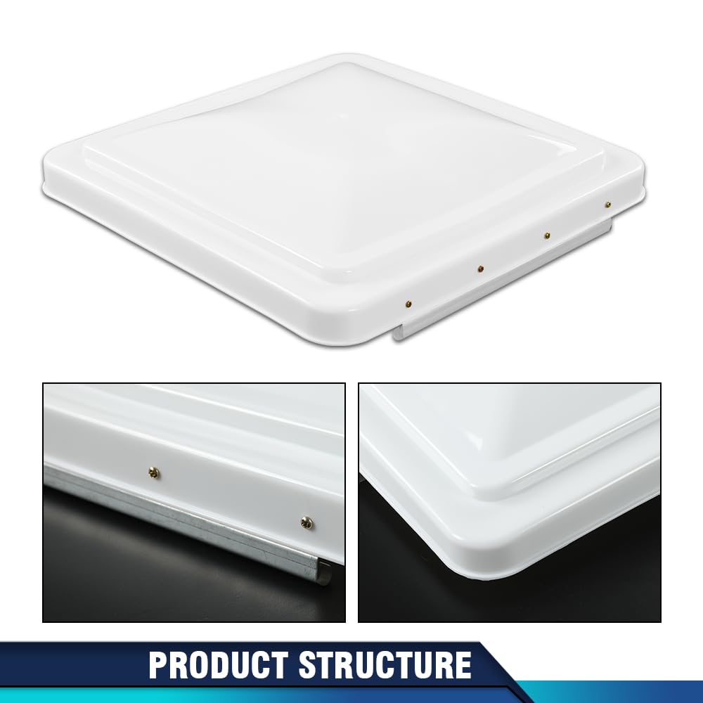 14" x 14" White Roof Vent Cover 2Pc P831897