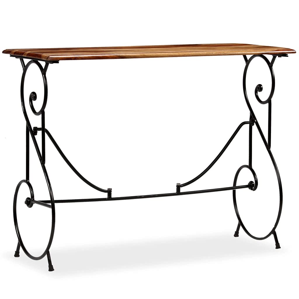 Solid Sheesham Wood Table 39.4"x15.7"x29.5" O724