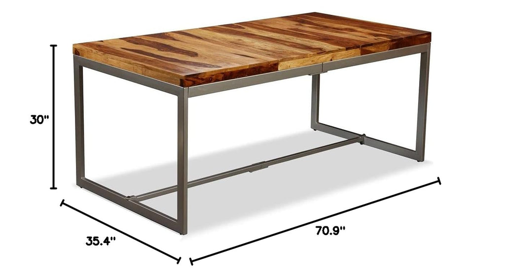 Wood Rectangular Dining Table Q742734