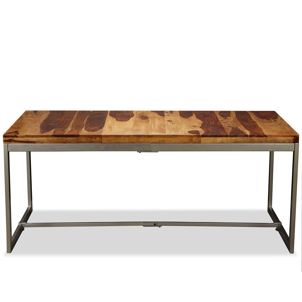 Wood Rectangular Dining Table Q742734