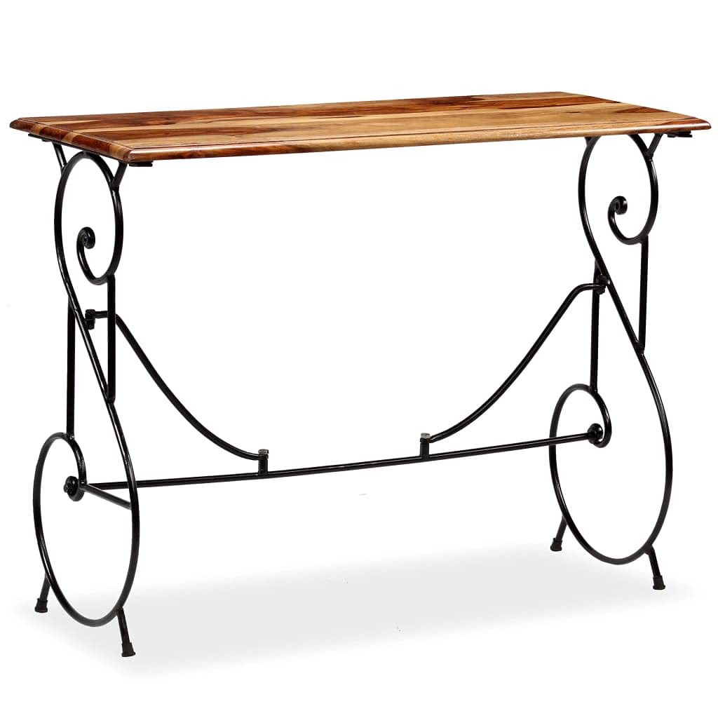Solid Sheesham Wood Table 39.4"x15.7"x29.5" O724