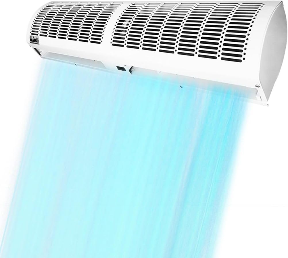 Wall Mounted Air Curtain, 2-Speed with Remote Control S450