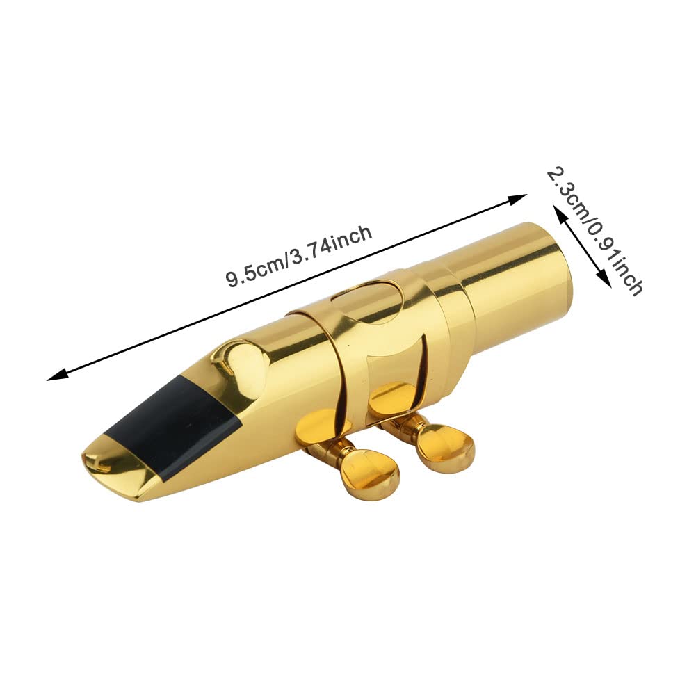 Alto Saxophone Mouthpiece with Cap and Ligature Gold 5C A2992