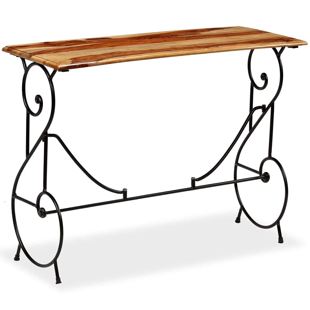 Solid Sheesham Wood Table 39.4"x15.7"x29.5" O724