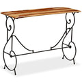Solid Sheesham Wood Table 39.4"x15.7"x29.5" O724
