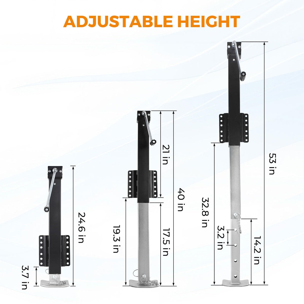 8000lbs Trailer Jack S32020