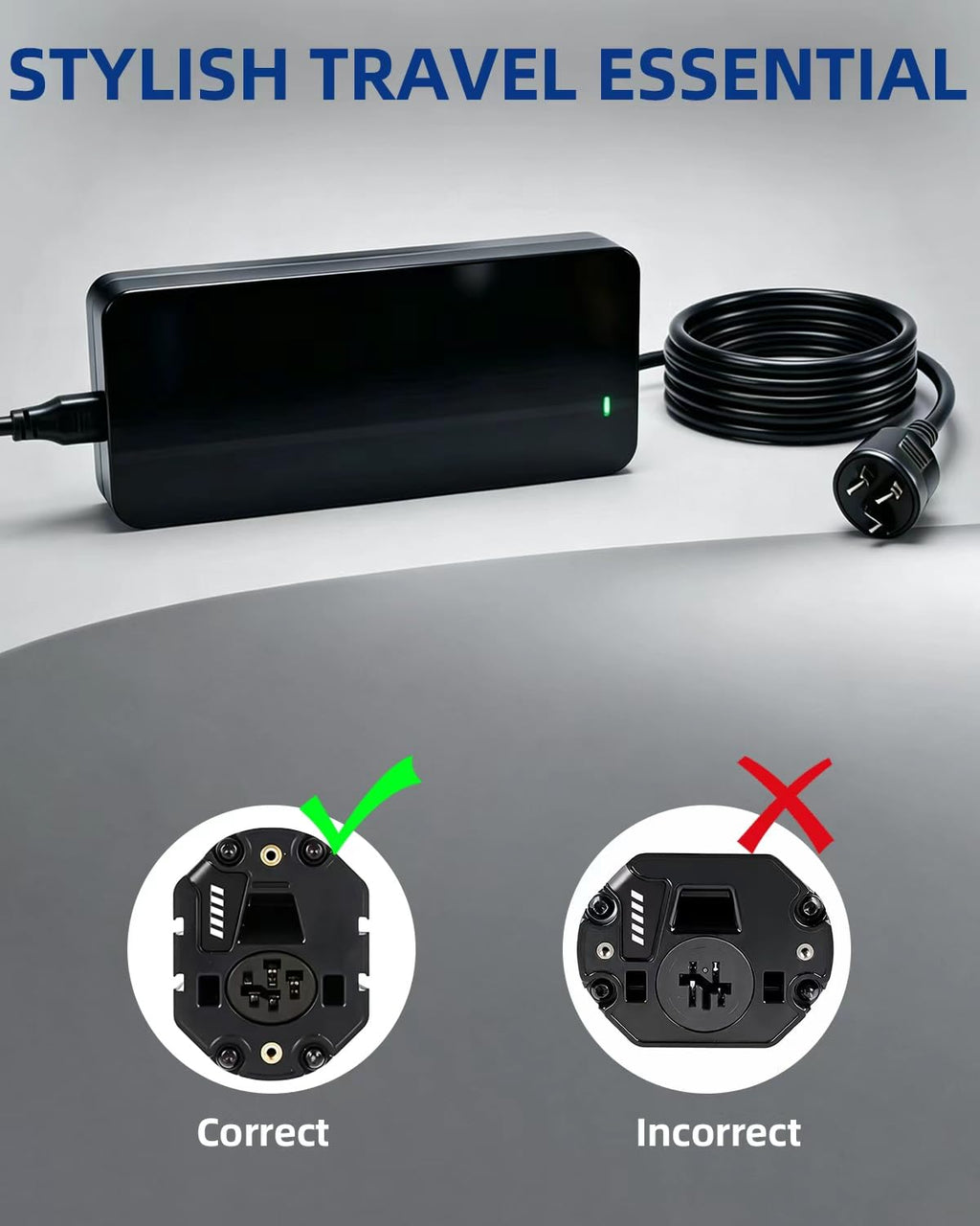 42V 2A Smart Battery Charger for 36V Lithium Battery F96022