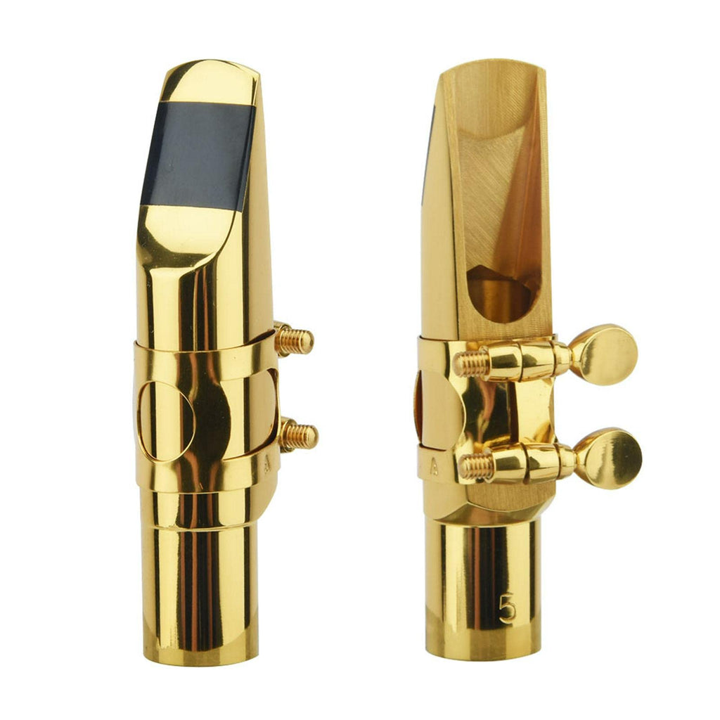 Alto Saxophone Mouthpiece with Cap and Ligature Gold 5C A2992