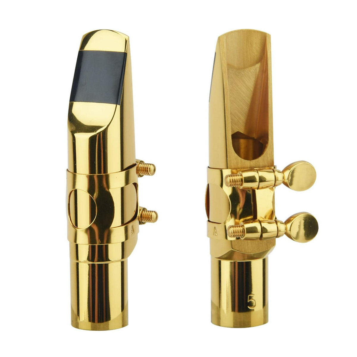 Alto Saxophone Mouthpiece with Cap and Ligature Gold 5C A2992