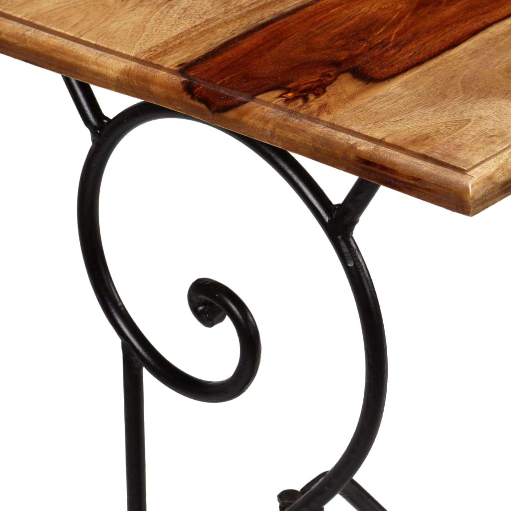 Solid Sheesham Wood Table 39.4"x15.7"x29.5" O724