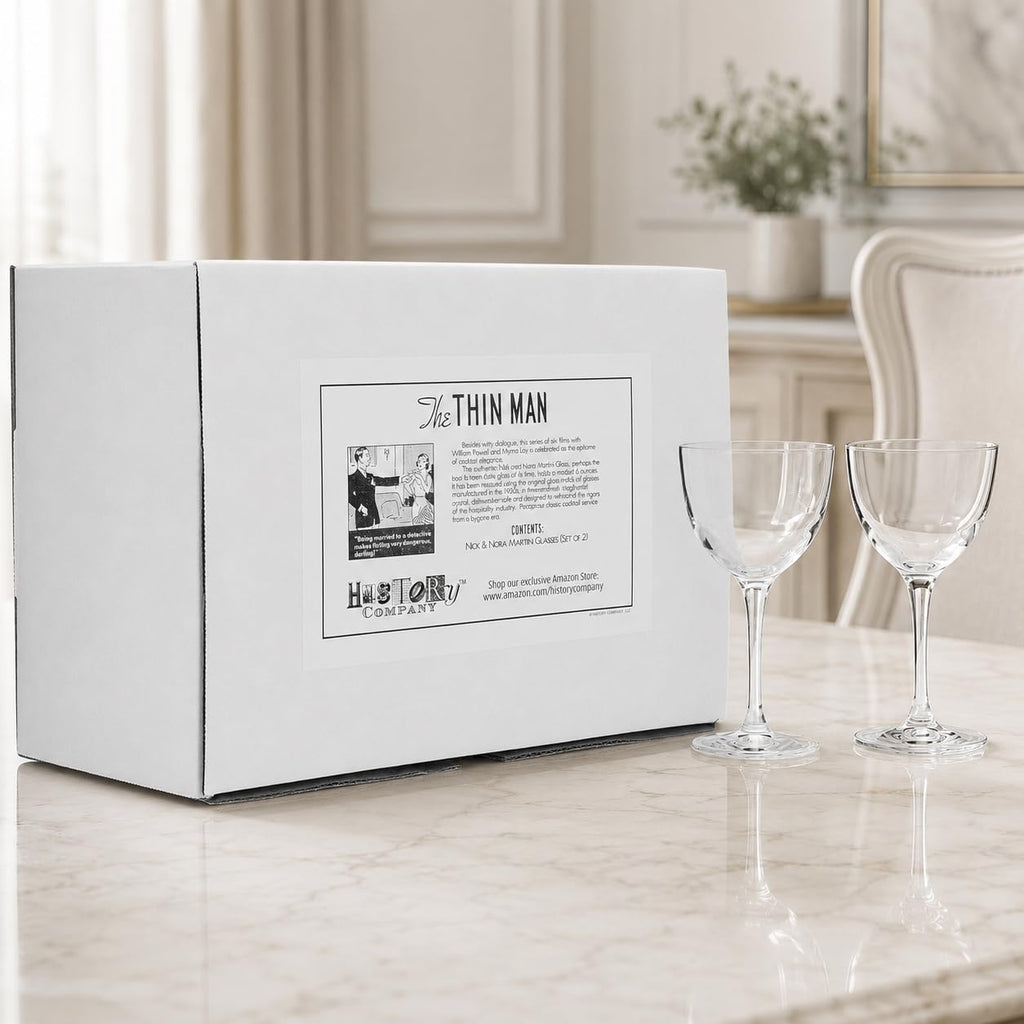 Crystal Coupette-Style Glass 2-Piece Set U11798