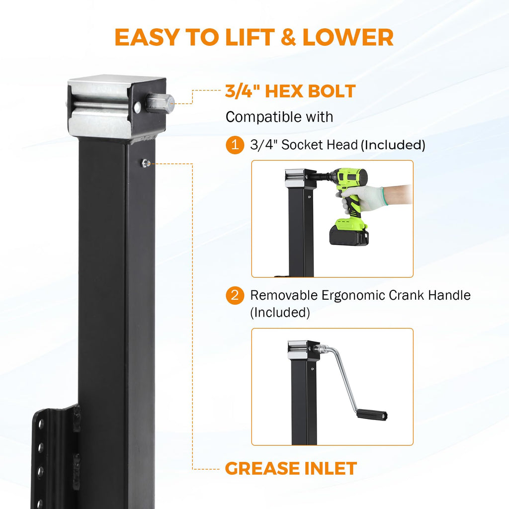 8000lbs Trailer Jack S32020