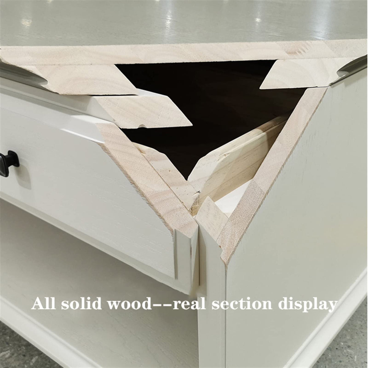 Modern TV Stand with 2 Drawers, 2 Storage Cabinets & 1 Open Shelf R859