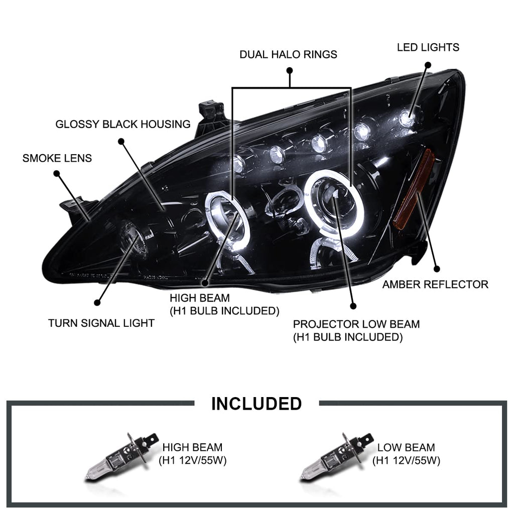 Dual Halo Projector Headlights R676695