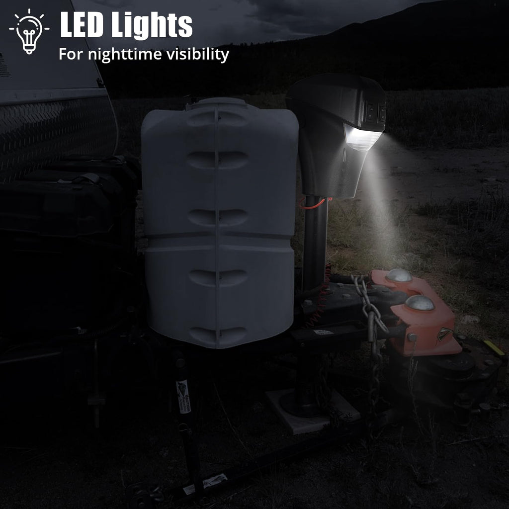 3500lbs 12V Electric Tongue Jack with LED Z747744