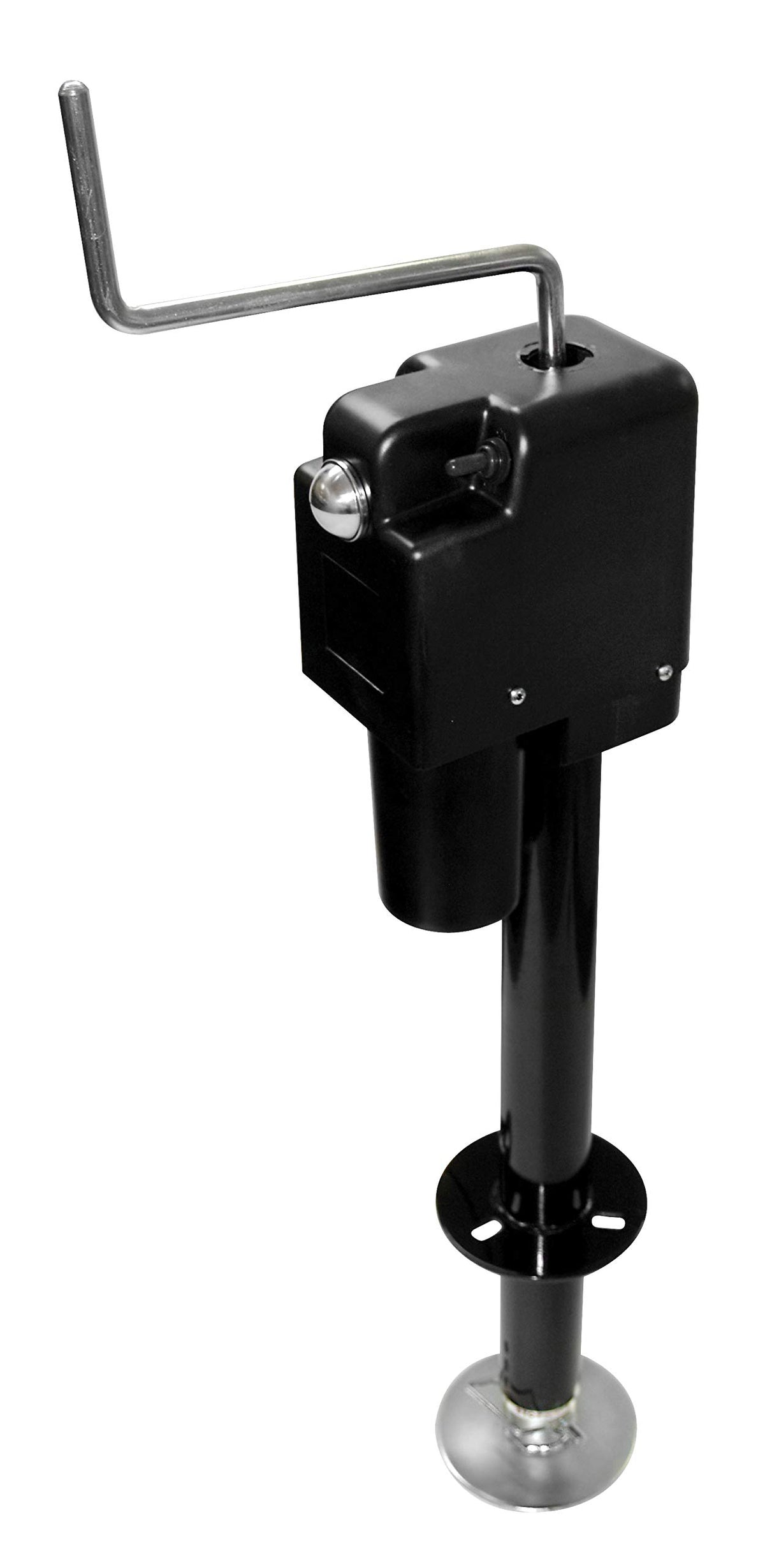 Electric A-Frame Tongue Jack with LED Work Light and Ground Wiring, 3,650 lbs. Capacity, Black H819