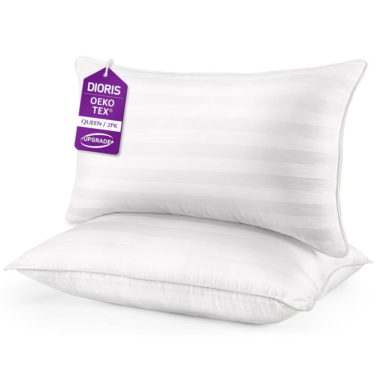 King Size Set of 2 Soft Sleeping Pillow M640