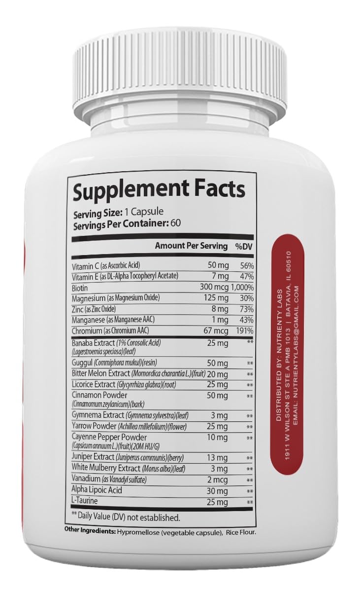 3 Pack 180 Capsules Blood Stabilizer Capsules Z935848