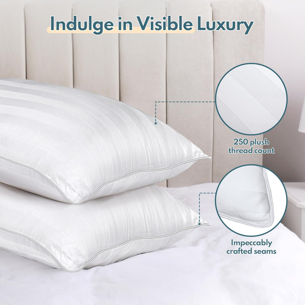 King Size Set of 2 Soft Sleeping Pillow M640