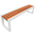 Weatherproof Metal Garden Bench Cast Iron Outdoor Seating A20854