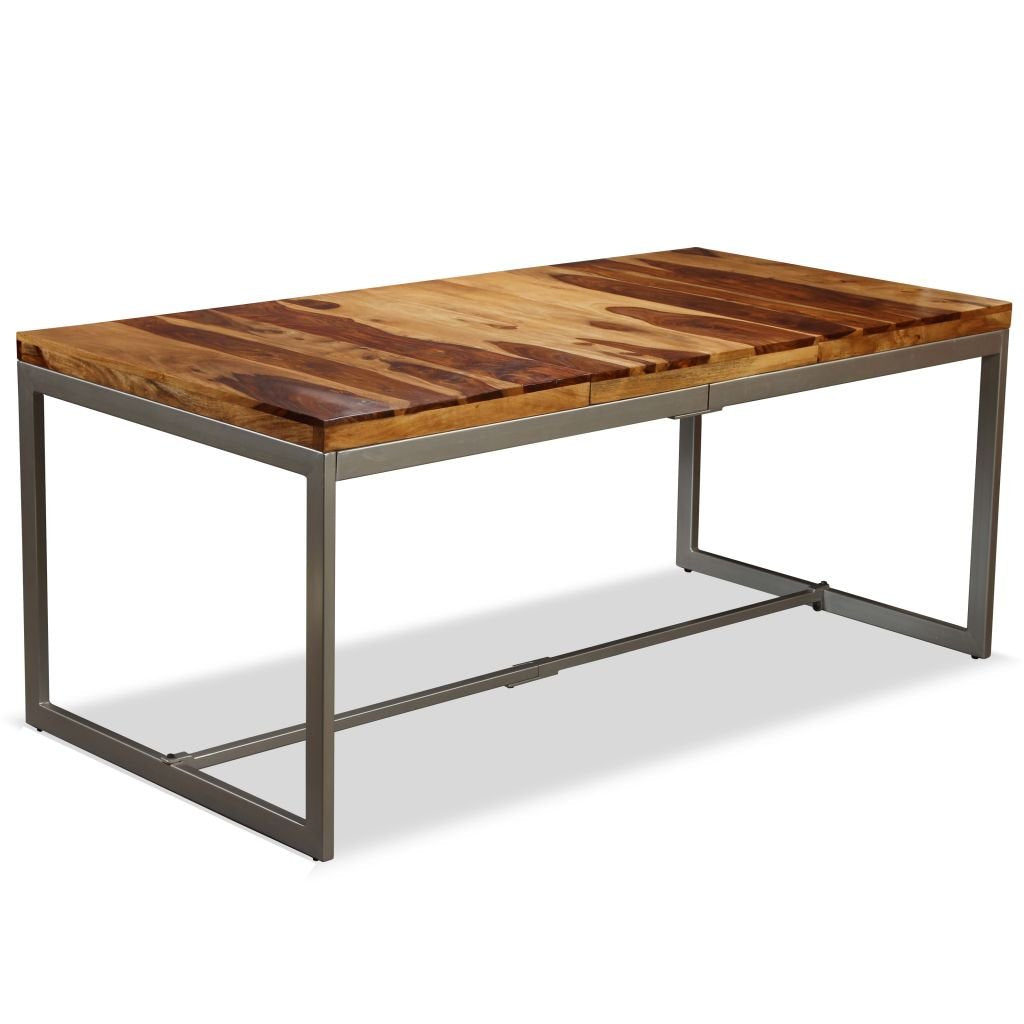Wood Rectangular Dining Table Q742734