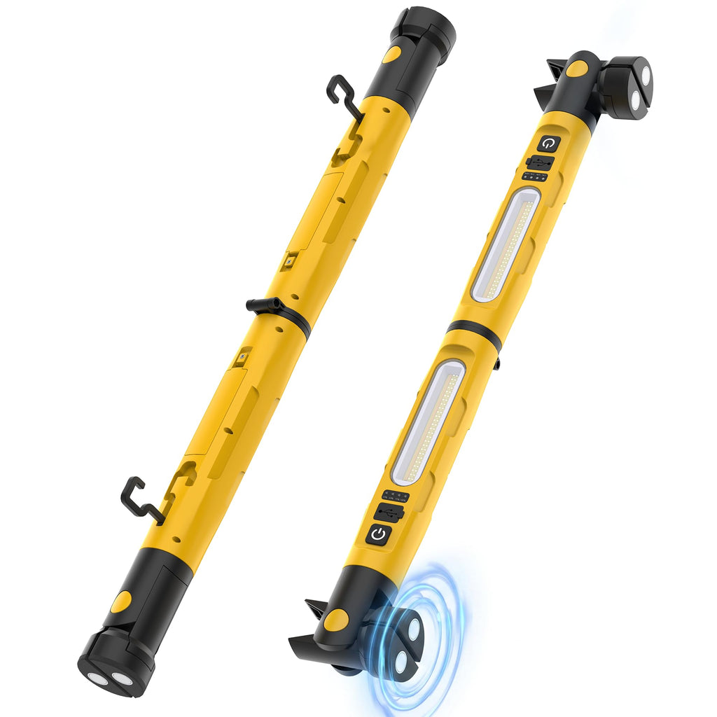 Magnetic Rechargeable LED Work Light with Detachable Dual Light Bars R9869