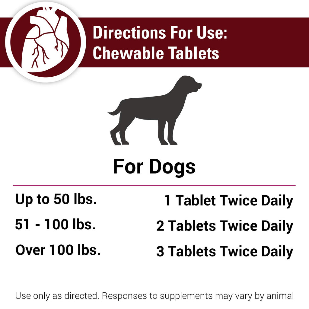 Blood & Energy Support Supplement for Dogs 120 Tablets A52125