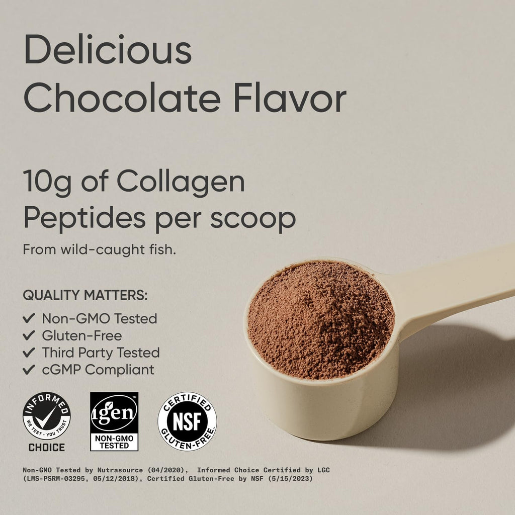 Marine Collagen Peptides Dark Chocolate 15oz U4498