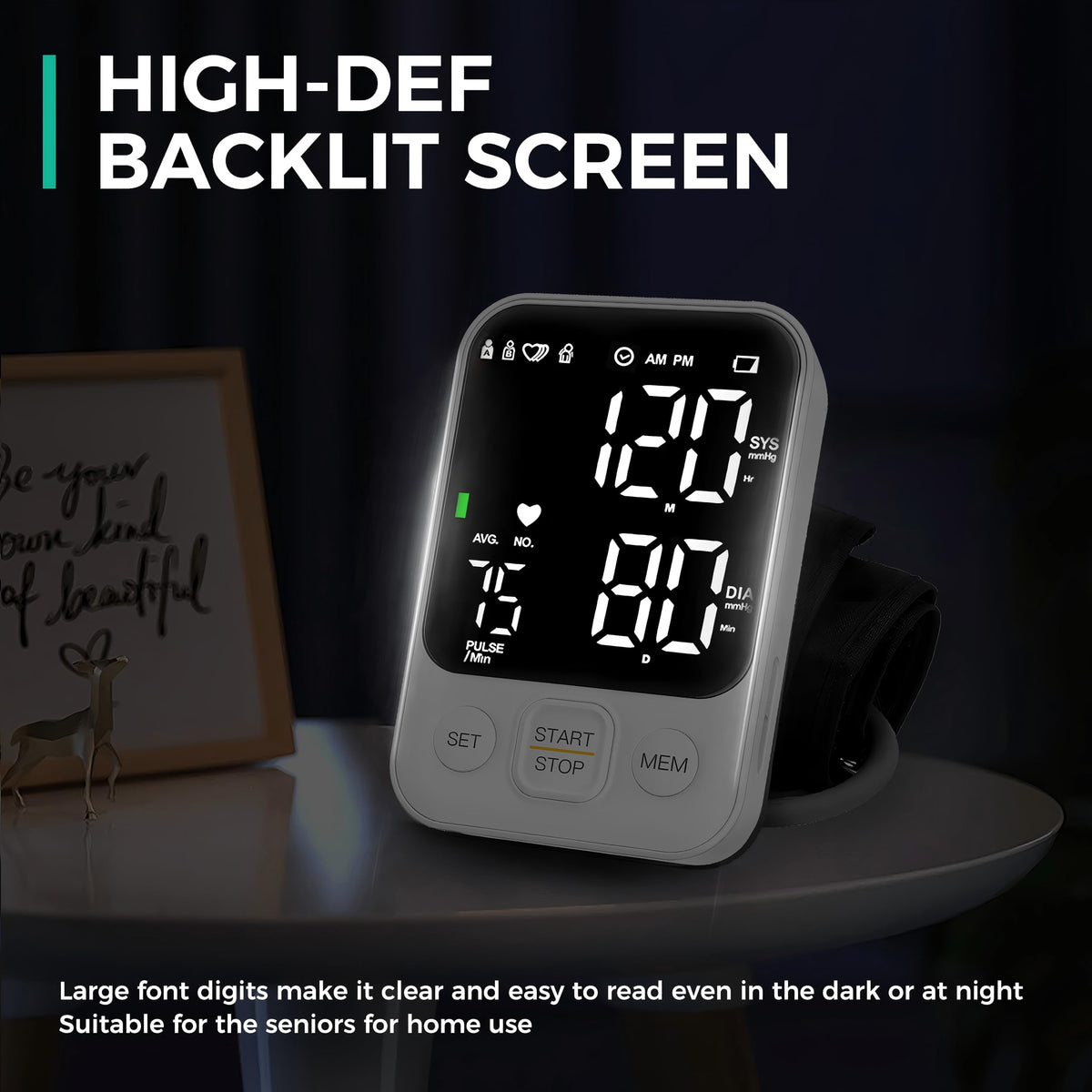 FDA Cleared Upper Arm Blood Pressure Monitor W864