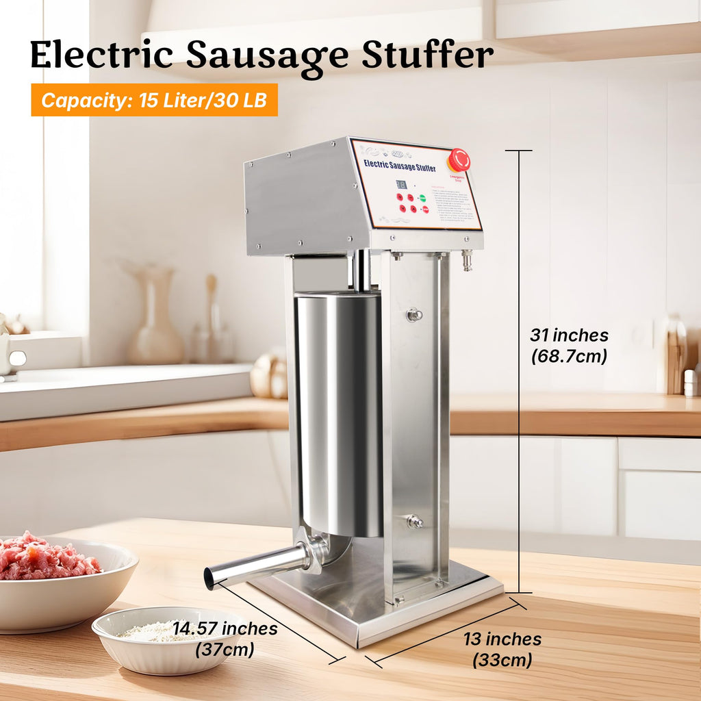 Stainless Steel Electric 15 Liter Sausage Stuffer O155907