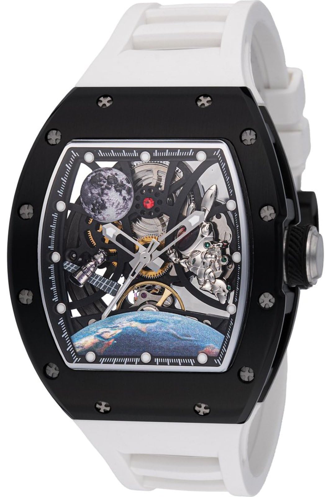 41mm Stainless Steel Black Automatic Watch M10691
