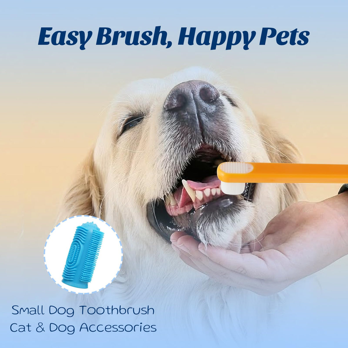 Coconut Chicken Flavor Dog Toothpaste with Toothbrush Kit 2.1oz D942385
