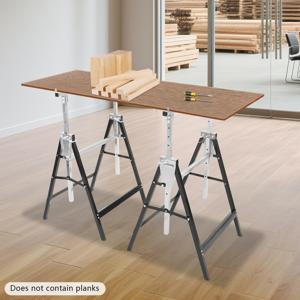 Heavy Duty 2-Pack Folding Sawhorse C23387