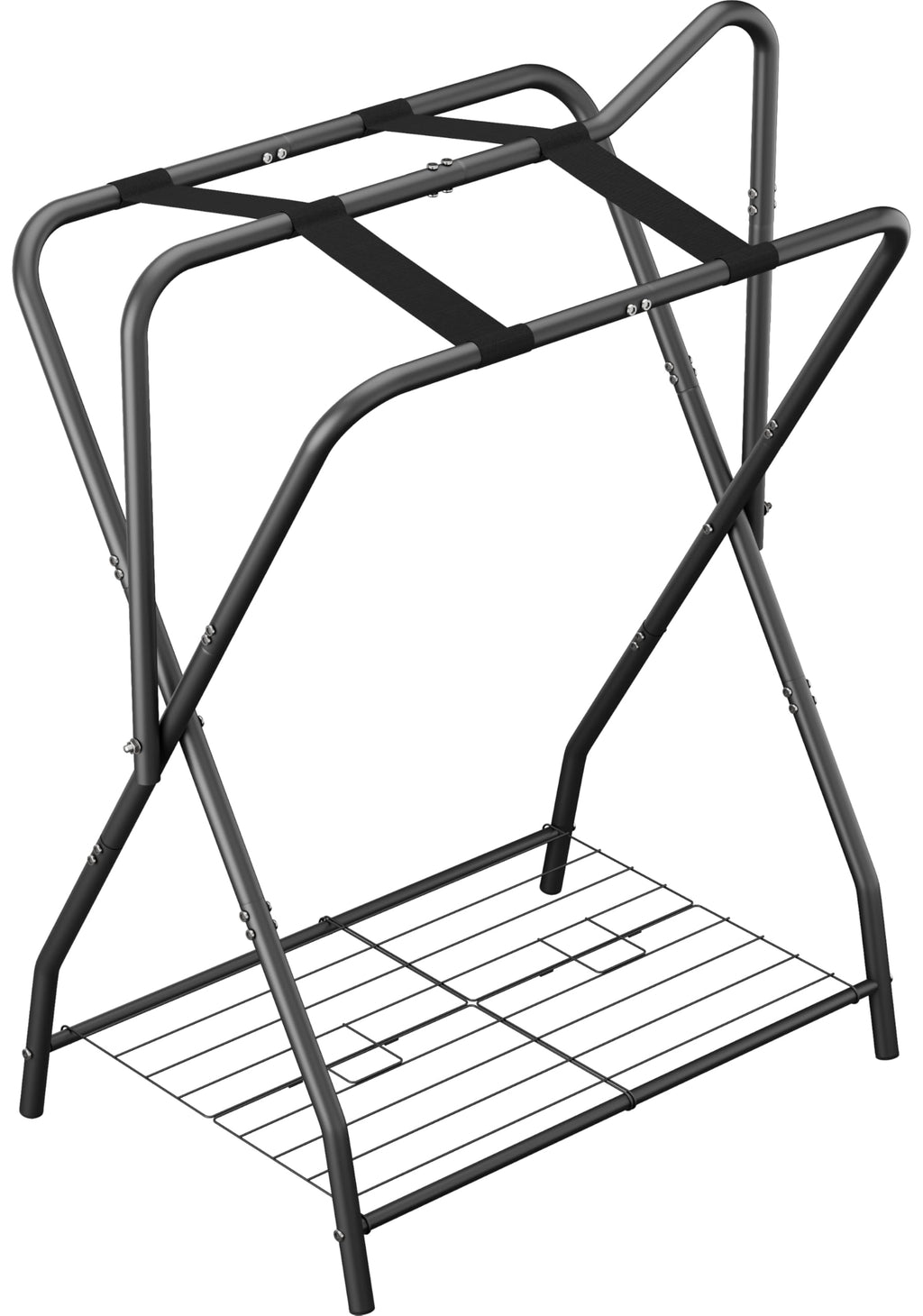 Foldable Saddle Rack with Storage P43761