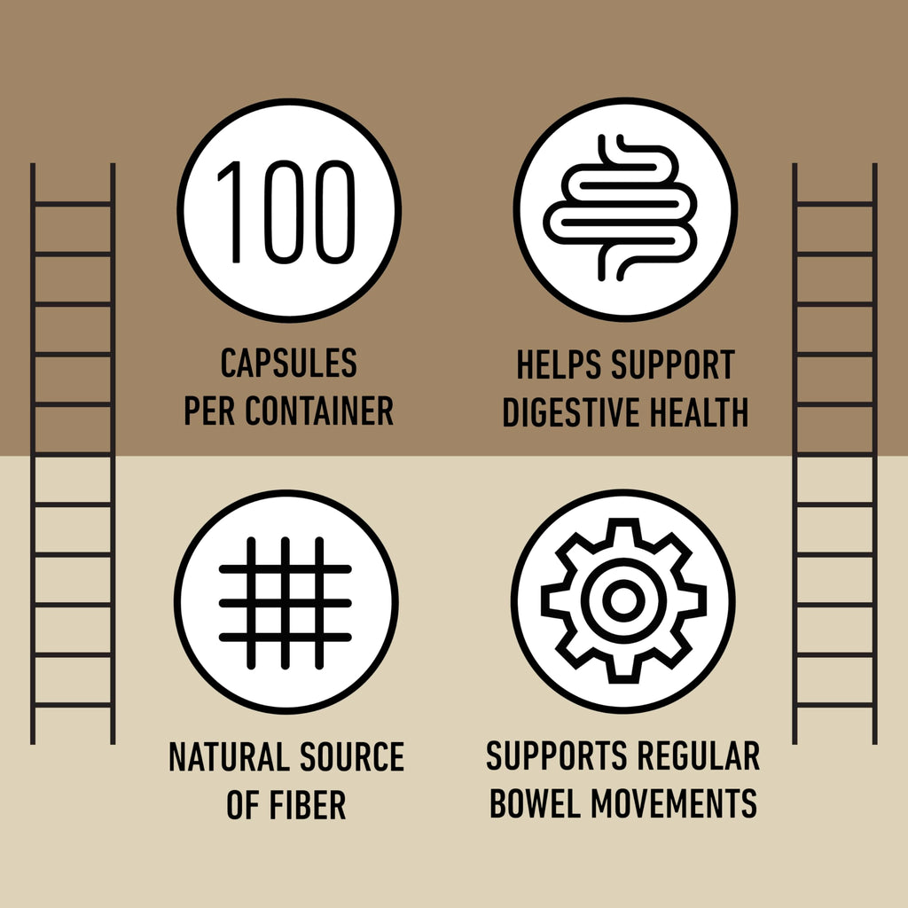 Organic Psyllium Husk Capsules 660mg 500ct Z957