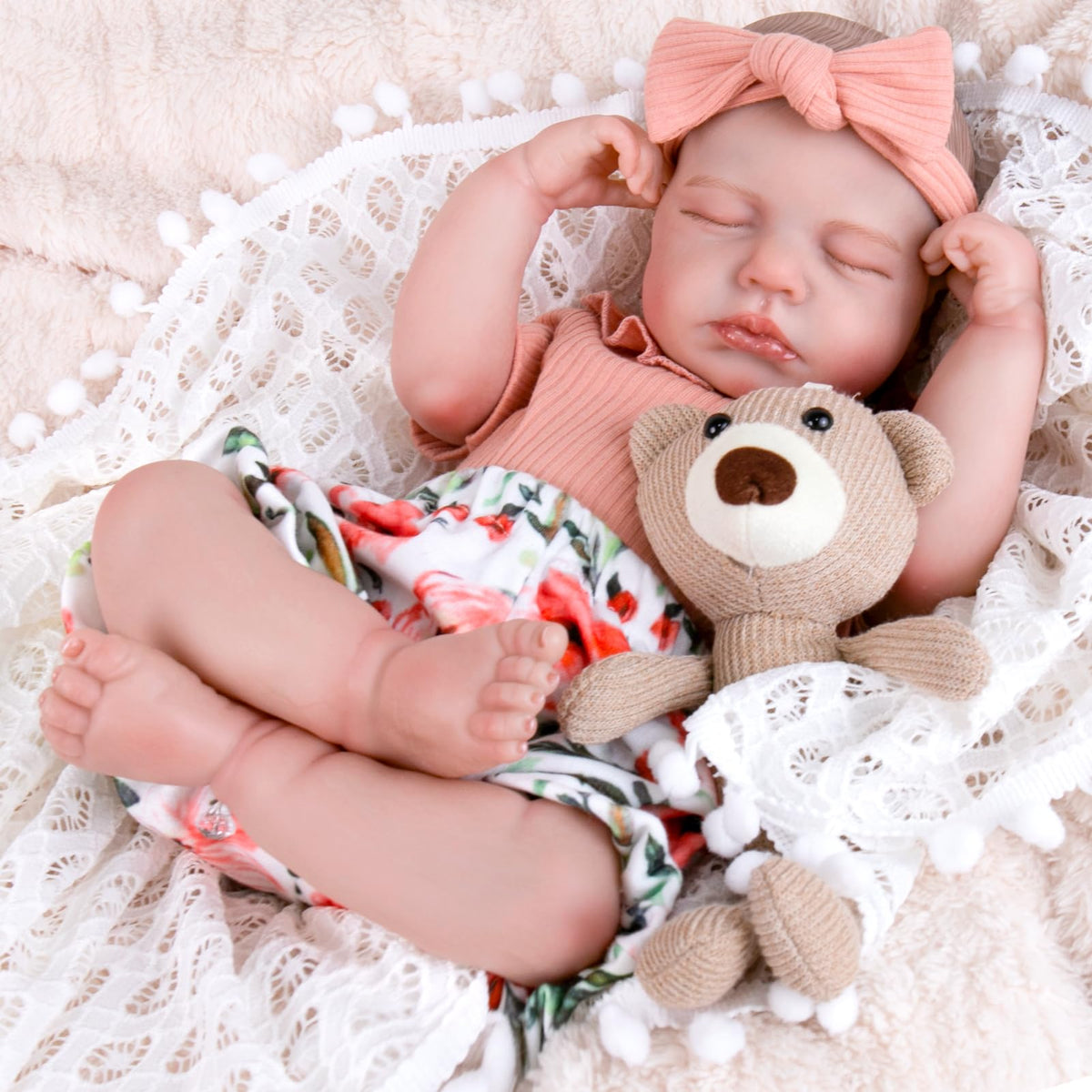 20 inch Doll Clothes Shirt and Floral Pants Set B5714