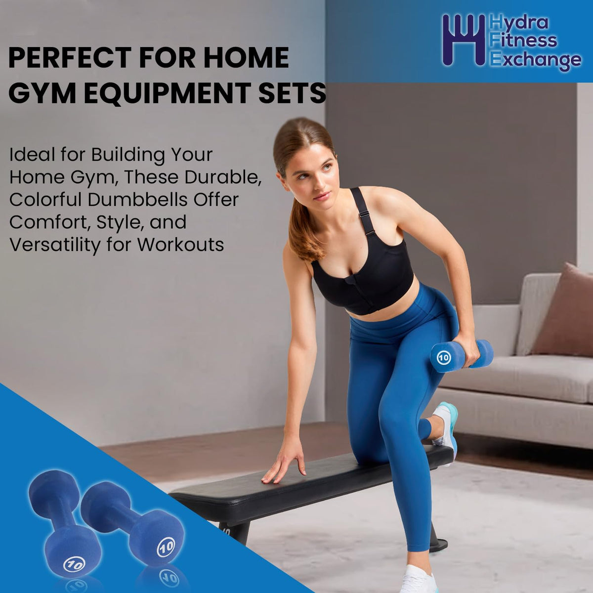Neoprene Coated Dumbbell Set M7572