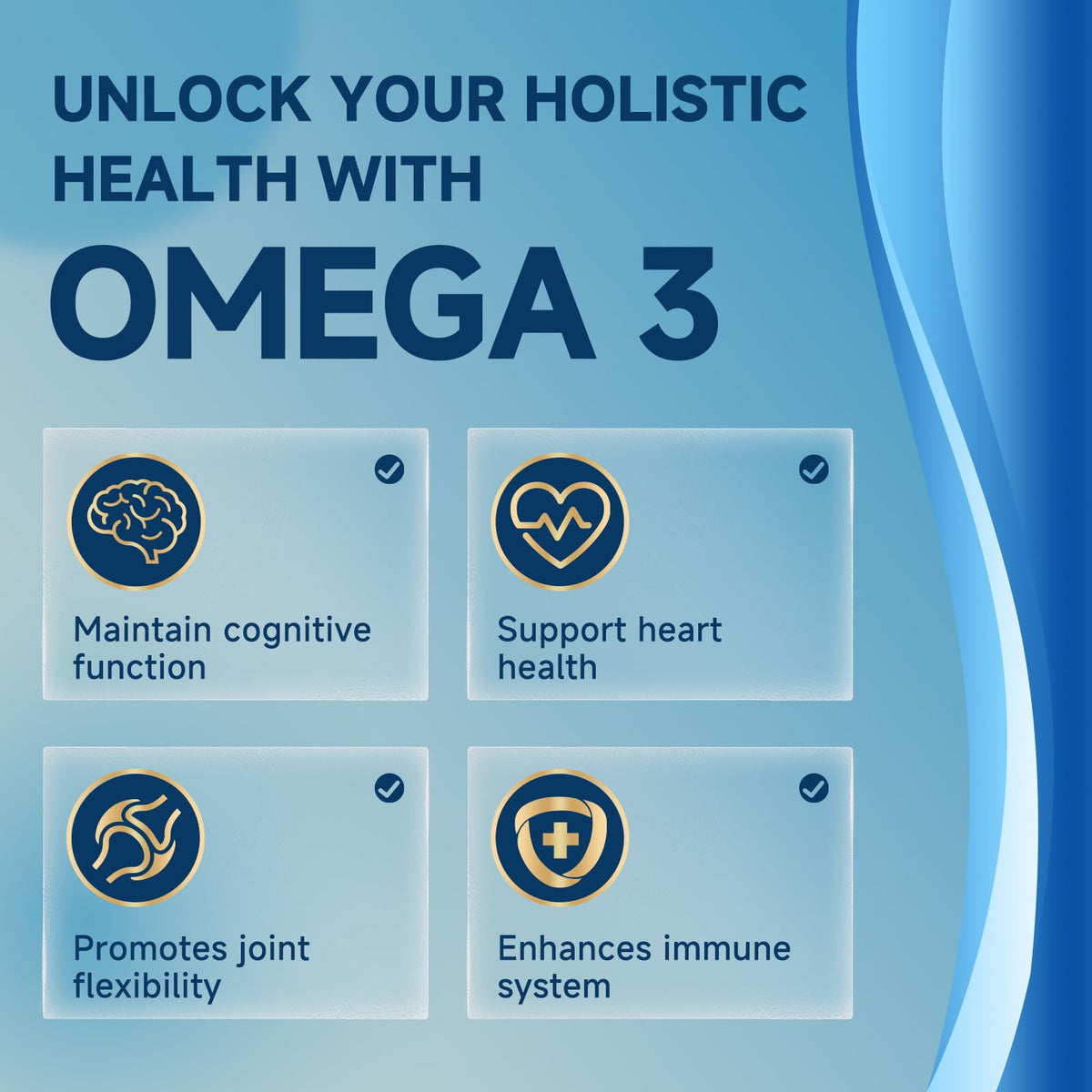 Omega-3 Fish Oil 2000mg 120 Softgels Q1400