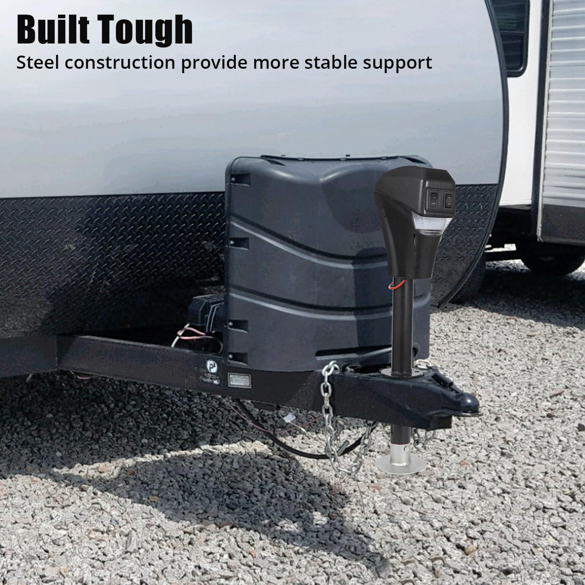 3500lbs 12V Electric Tongue Jack with LED Z747744