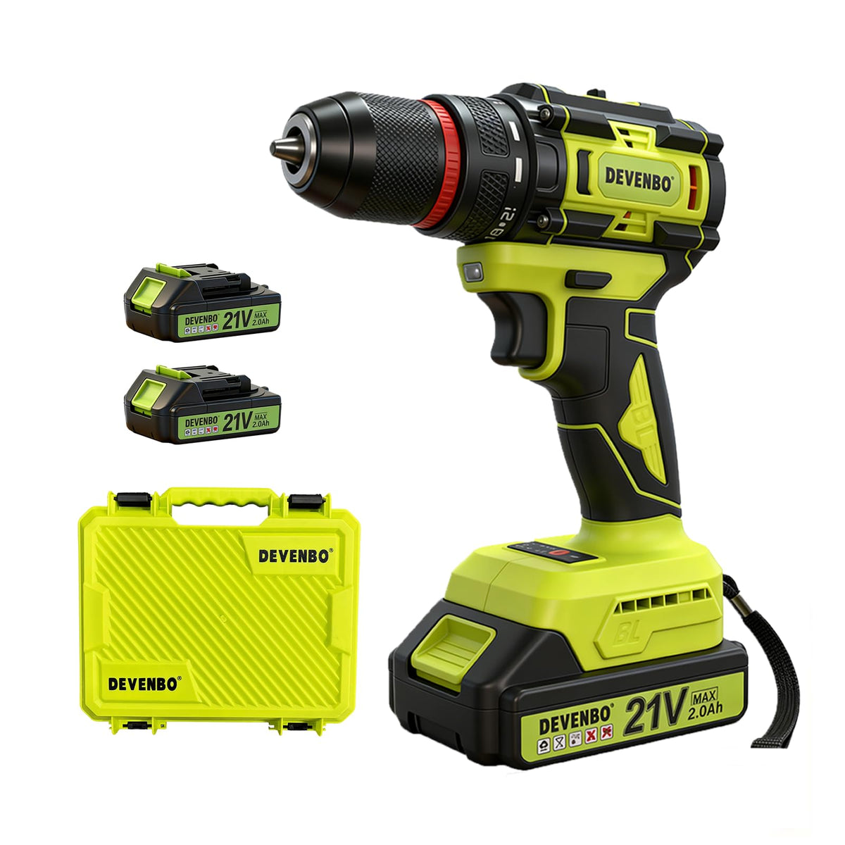 21V Brushless Cordless Drill Set B4203