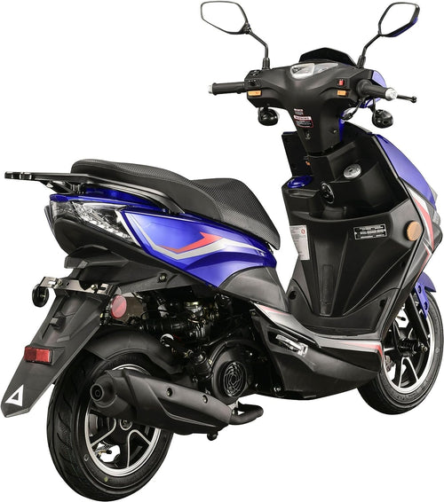 150cc Gas Automatic Scooter Moped with 10" Aluminum Wheels P90581