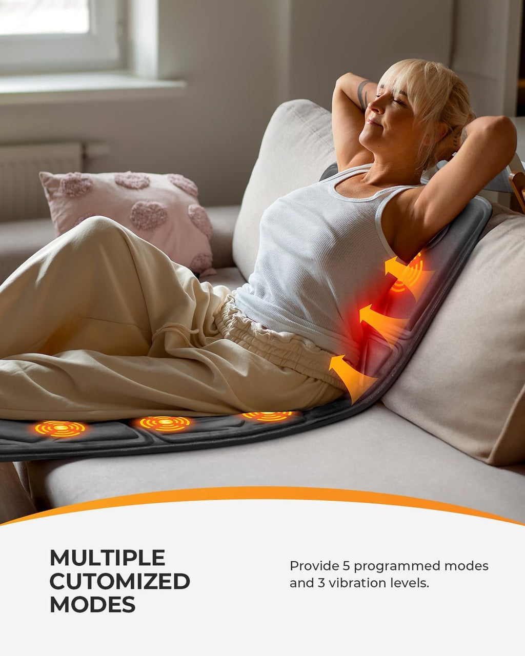 Full Body Massage Mat with Heat L374