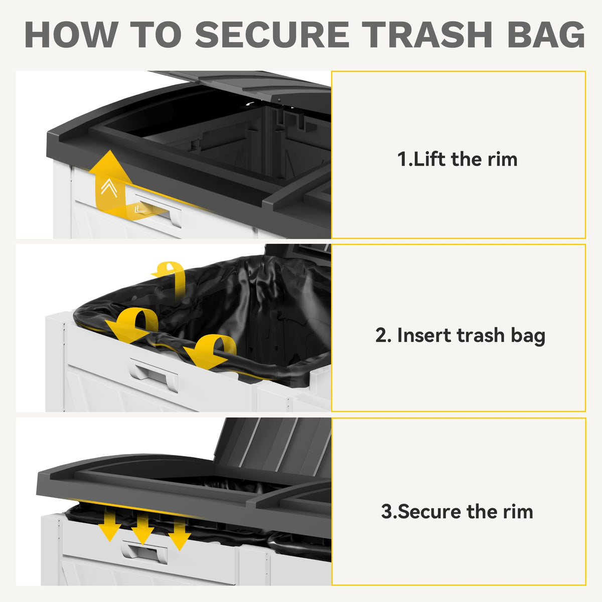 72-Gallon Dual Outdoor Trash Can S799