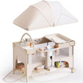 Baby Bassinet, Pack and Play, Bedside Crib Sleeper, Diaper Changer P533435