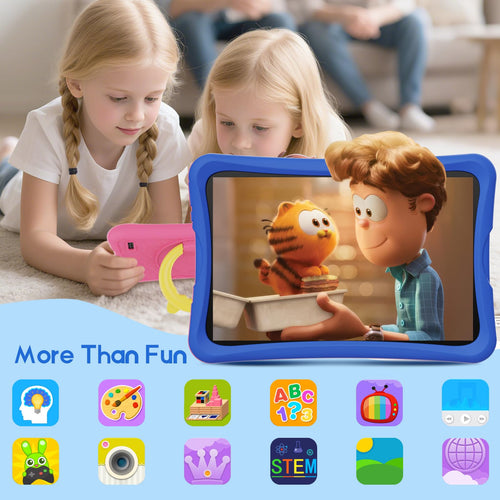 10.1" Kids Tablet 6GB RAM 32GB ROM Android 15 GO Blue I729350